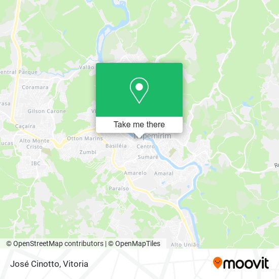 José Cinotto map