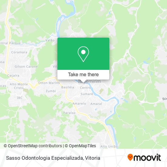 Sasso Odontologia Especializada map