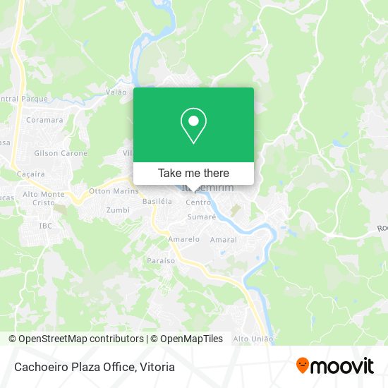 Cachoeiro Plaza Office map