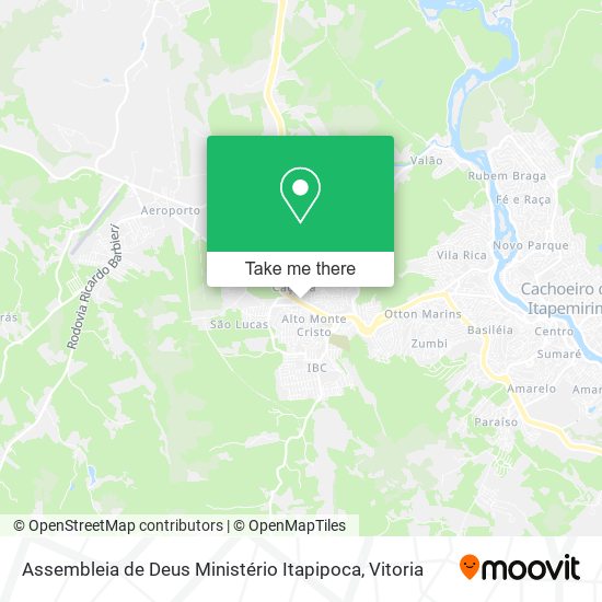 Assembleia de Deus Ministério Itapipoca map