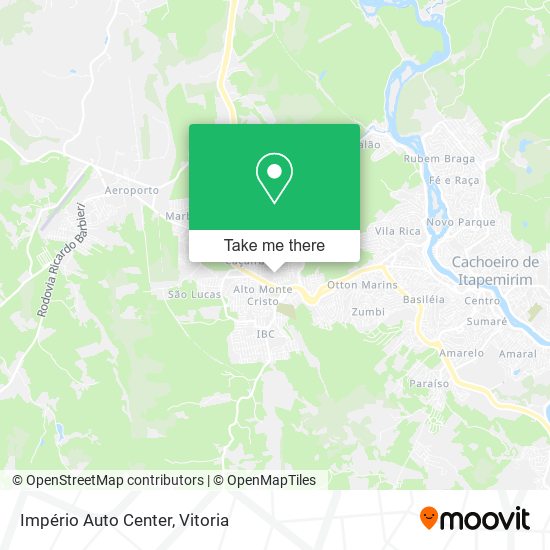 Império Auto Center map