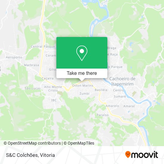 S&C Colchões map