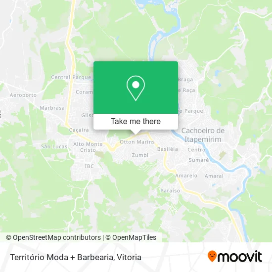 Território Moda + Barbearia map