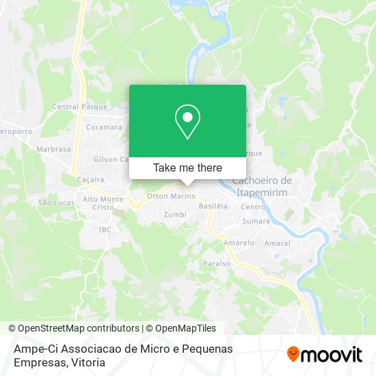 Ampe-Ci Associacao de Micro e Pequenas Empresas map