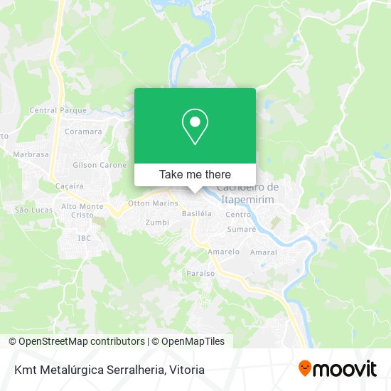 Kmt Metalúrgica Serralheria map