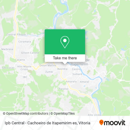 Ipb Central - Cachoeiro de Itapemirim es map