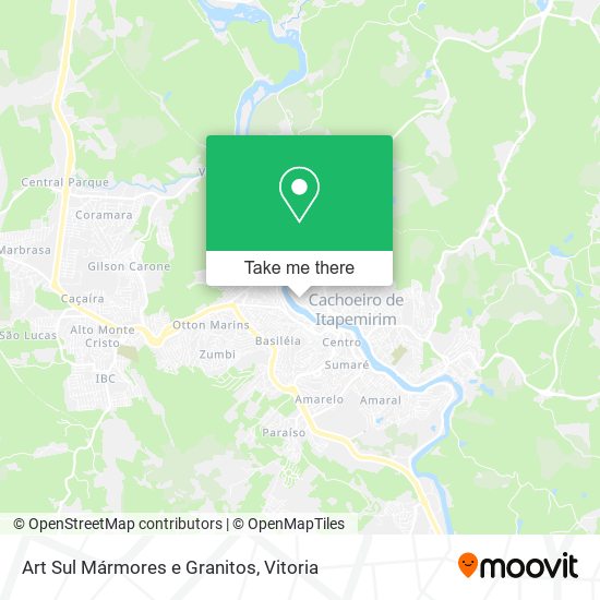 Art Sul Mármores e Granitos map