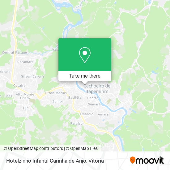 Hotelzinho Infantil Carinha de Anjo map