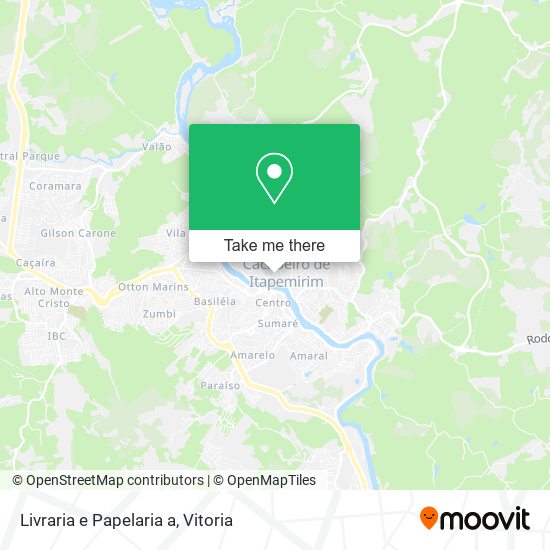 Livraria e Papelaria a map