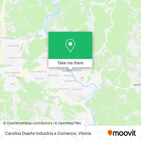 Carolina Duarte Industria e Comercio map