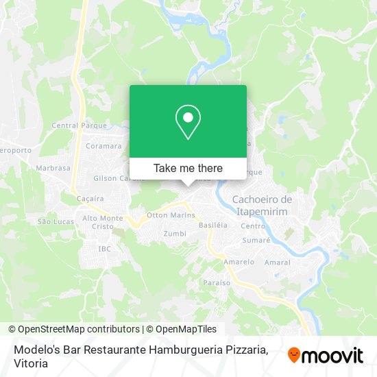 Modelo's Bar Restaurante Hamburgueria Pizzaria map