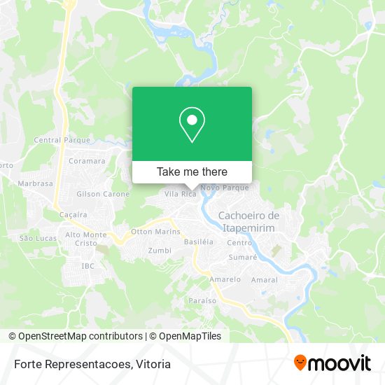 Forte Representacoes map