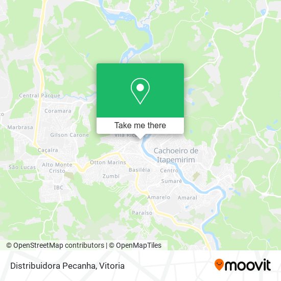 Distribuidora Pecanha map