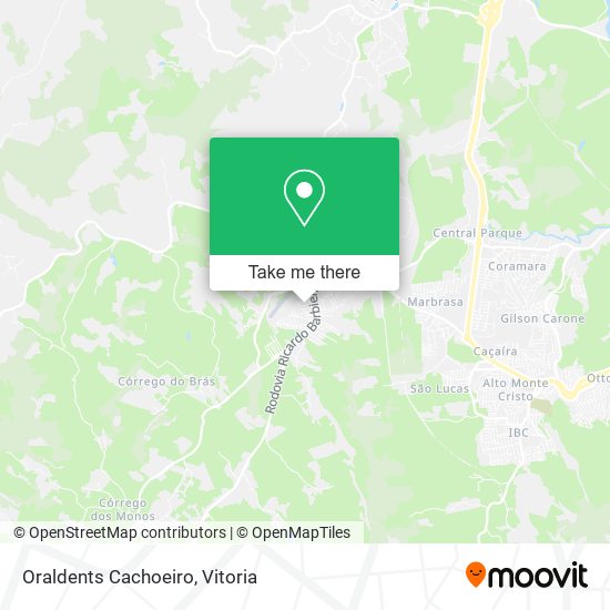 Oraldents Cachoeiro map