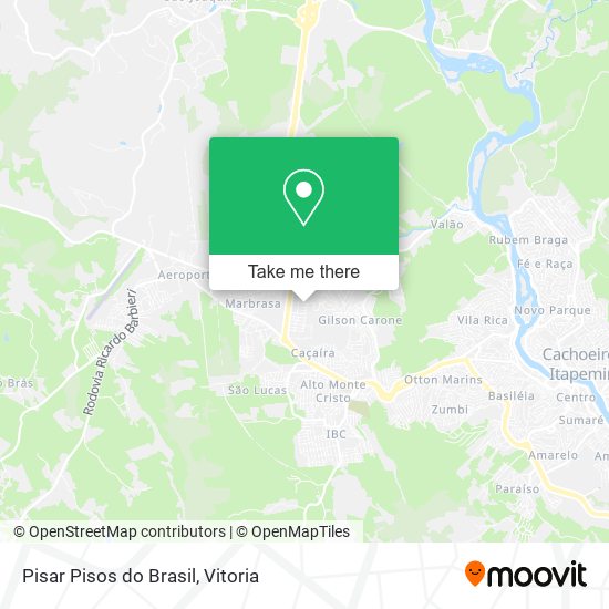 Pisar Pisos do Brasil map
