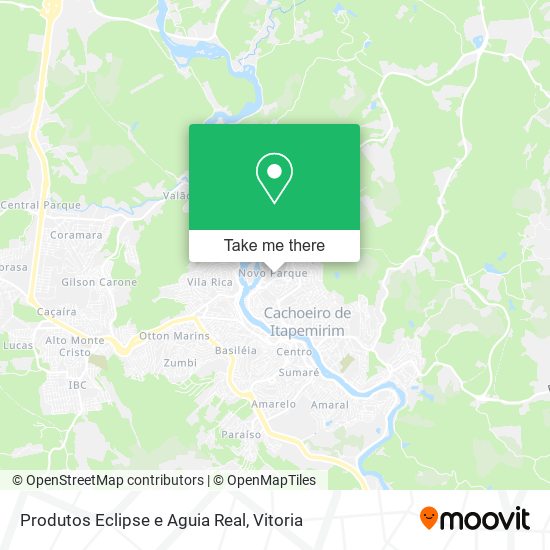 Produtos Eclipse e Aguia Real map
