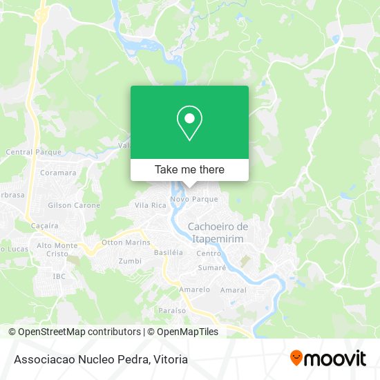 Associacao Nucleo Pedra map