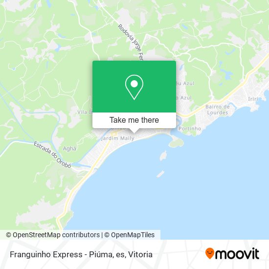 Franguinho Express - Piúma, es map