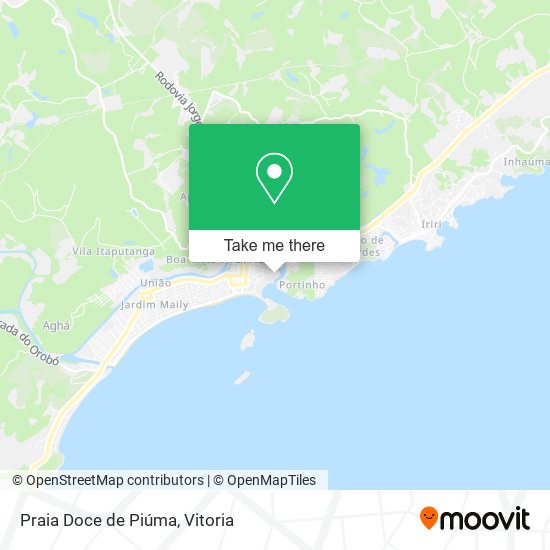 Praia Doce de Piúma map