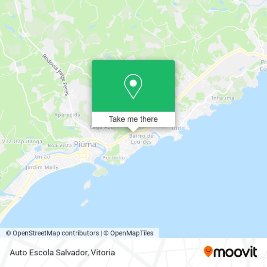 Auto Escola Salvador map