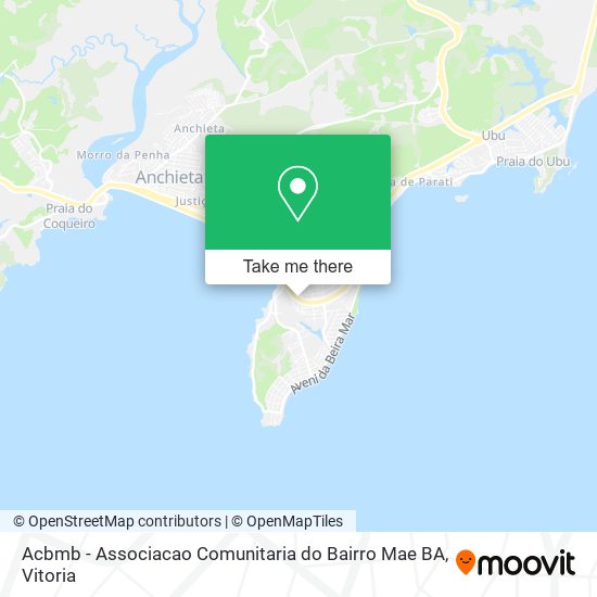 Acbmb - Associacao Comunitaria do Bairro Mae BA map