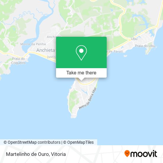 Mapa Martelinho de Ouro