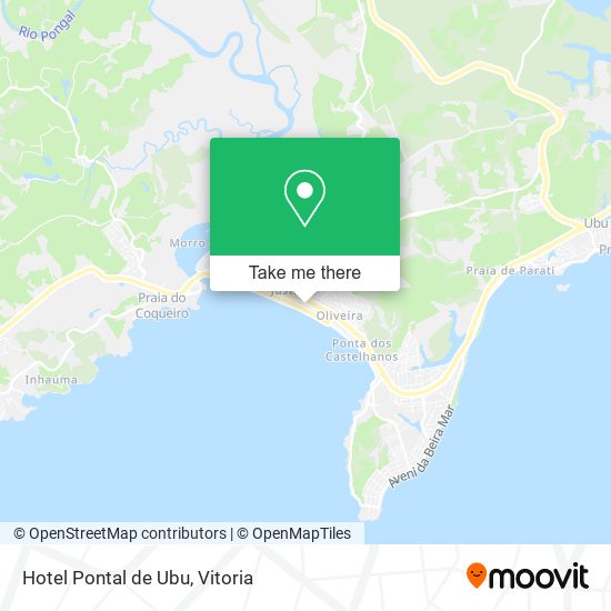 Hotel Pontal de Ubu map