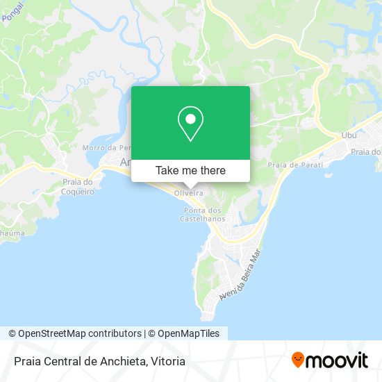 Praia Central de Anchieta map