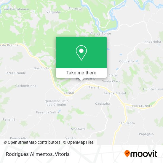 Rodrigues Alimentos map