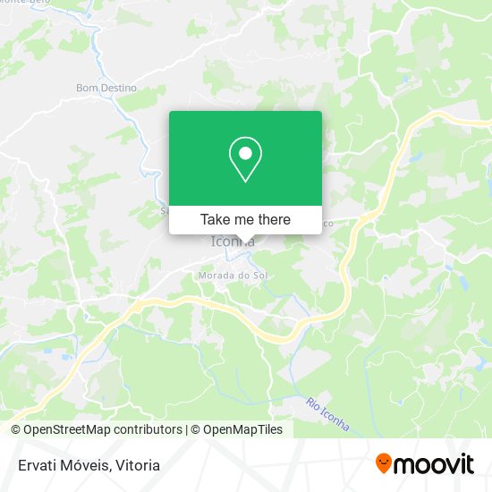 Ervati Móveis map