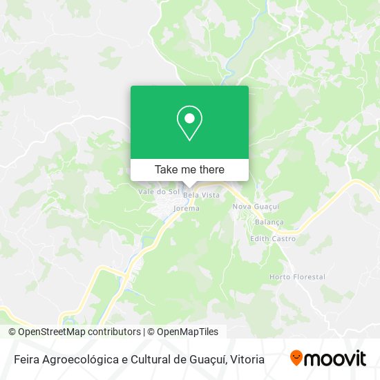 Feira Agroecológica e Cultural de Guaçuí map