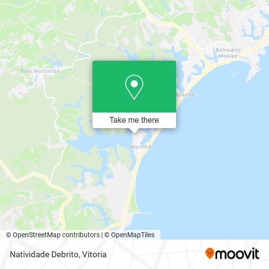 Natividade Debrito map