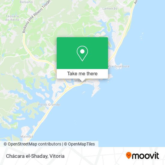 Chácara el-Shaday map