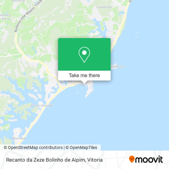 Recanto da Zeze Bolinho de Aipim map