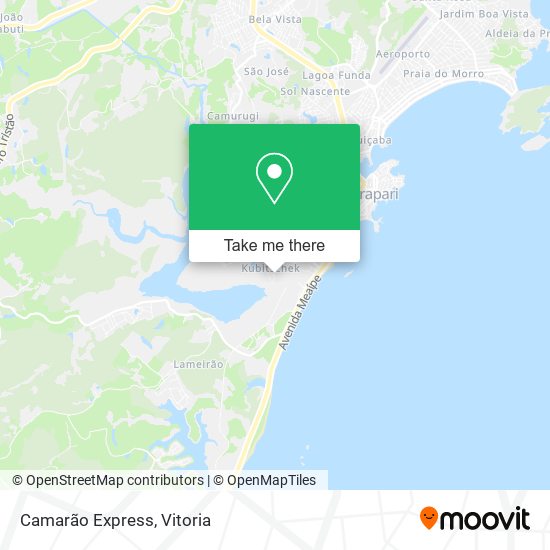 Camarão Express map