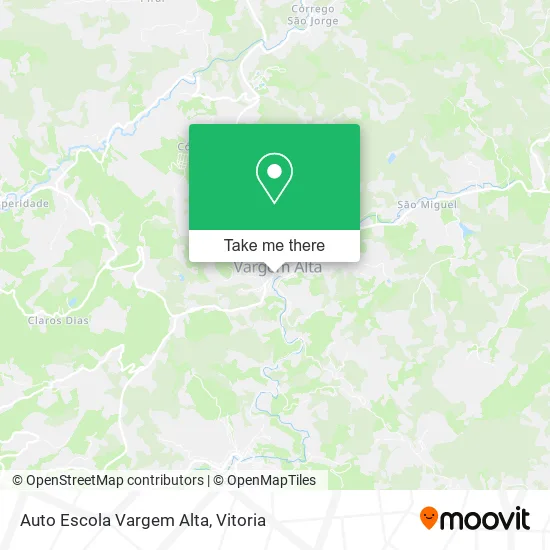 Auto Escola Vargem Alta map