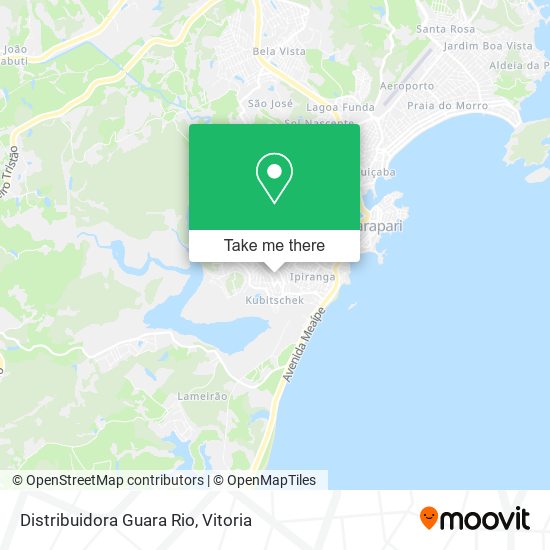 Distribuidora Guara Rio map