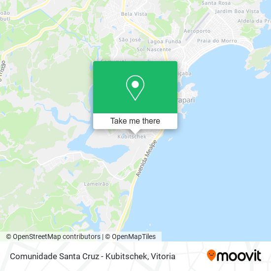Comunidade Santa Cruz - Kubitschek map