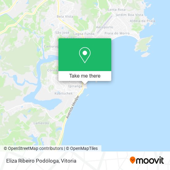 Eliza Ribeiro Podóloga map