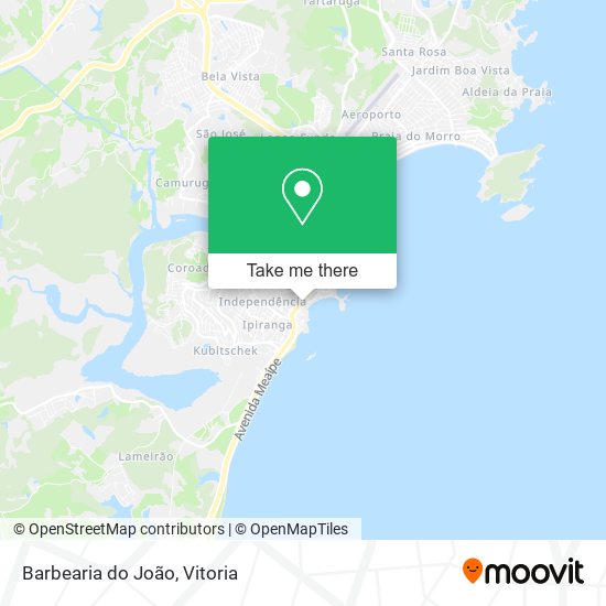 Barbearia do João map