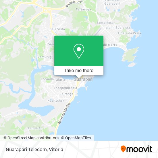 Guarapari Telecom map