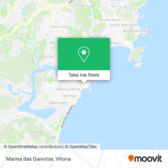 Marina das Gaivotas map