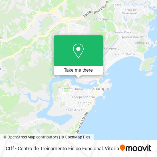 Ctff - Centro de Treinamento Fisico Funcional map