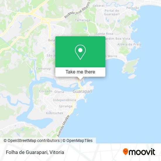 Folha de Guarapari map