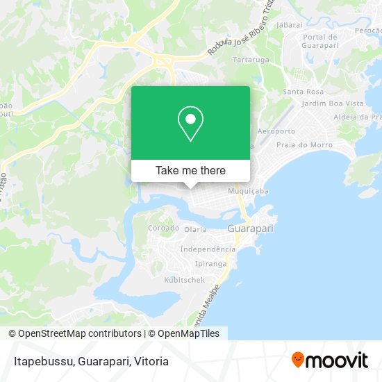Itapebussu, Guarapari map