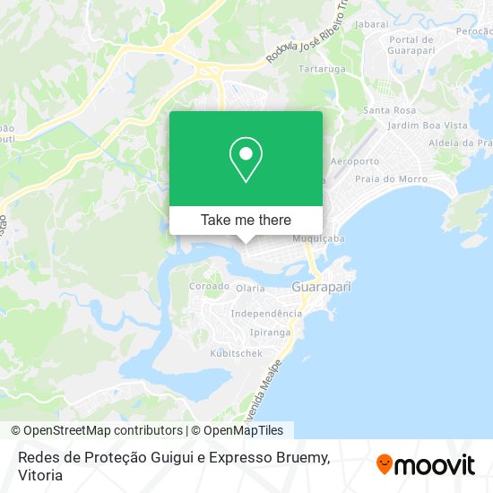 Redes de Proteção Guigui e Expresso Bruemy map