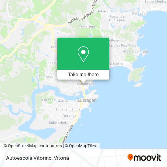 Autoescola Vitorino map