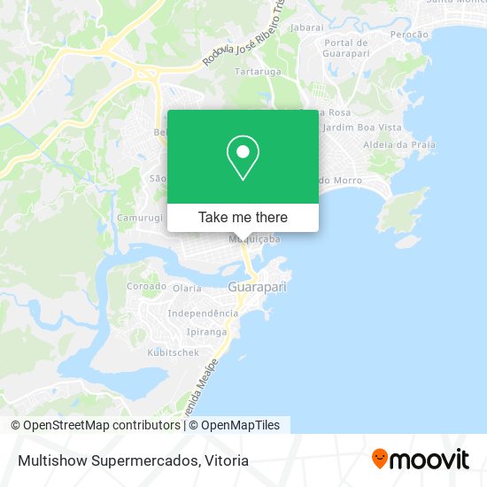 Multishow Supermercados map