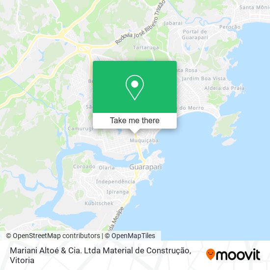 Mariani Altoé & Cia. Ltda Material de Construção map
