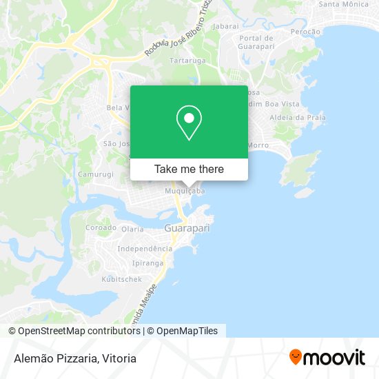 Alemão Pizzaria map